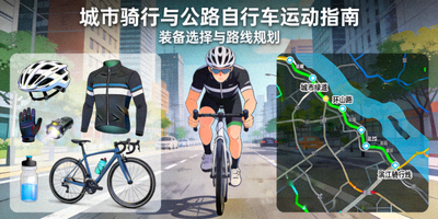 城市骑行与公路自行车运动装备及路线规划指南插图