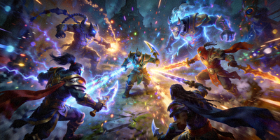 DOTA2国际邀请赛TI13比赛画面 - 游戏内英雄团战特效绚丽